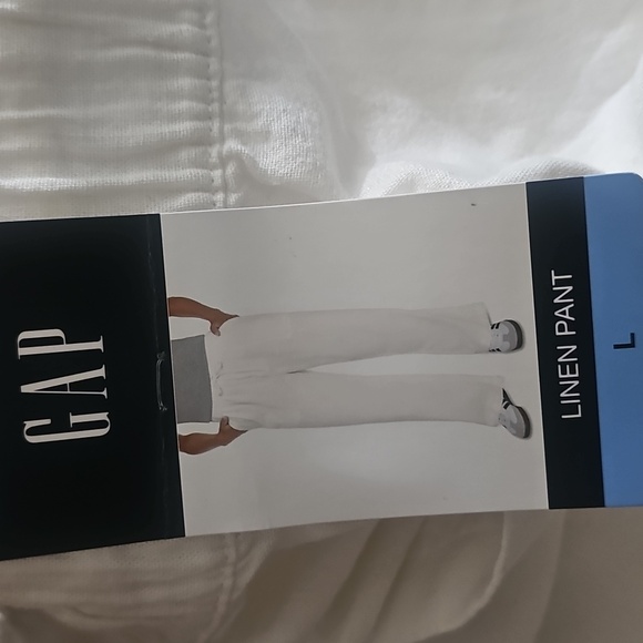 Gap Women's Linen Pants White - Picture 6 of 9
